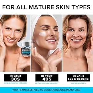 SimplyVital Face Moisturizer Collagen Cream - Anti Aging Neck and Décolleté - Made in USA Day & Night Face Cream - Moisturizing, Lifting & Recovery – 1.7oz 2 51ChRrNIO8L. SS300