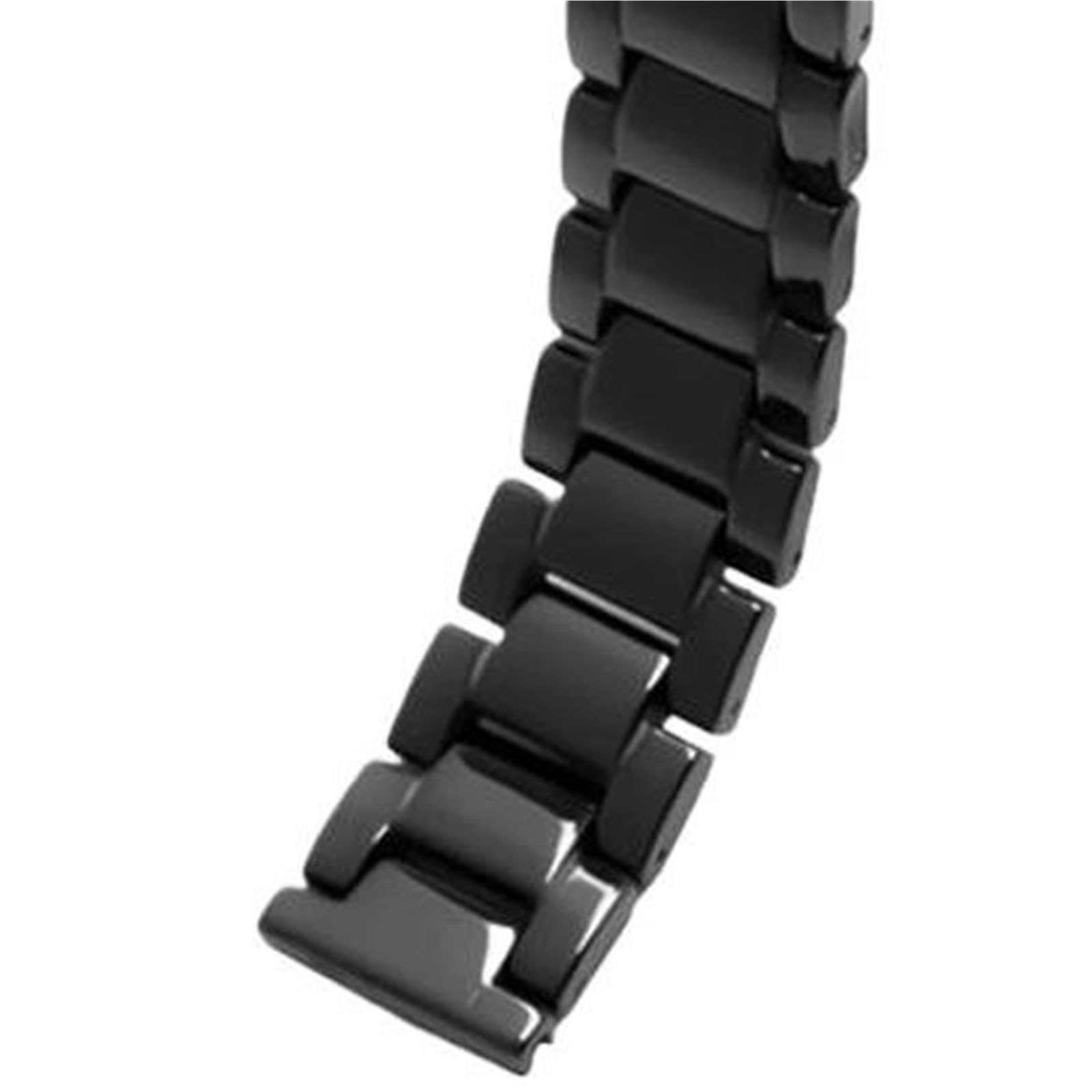 cinturino dell'orologio Cinturino for orologio unisex in ceramica con fibbia pieghevole in acciaio inossidabile 14 18 22 mm