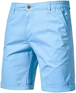 SMBHIAON Men's Outdoor Cargo Shorts,Solid Color Zipper Button Tactical Shorts Multi-Pockets Quick Dry Workwear,Summer Lightweight Relaxed Fit Going Out Gym Hiking Shorts