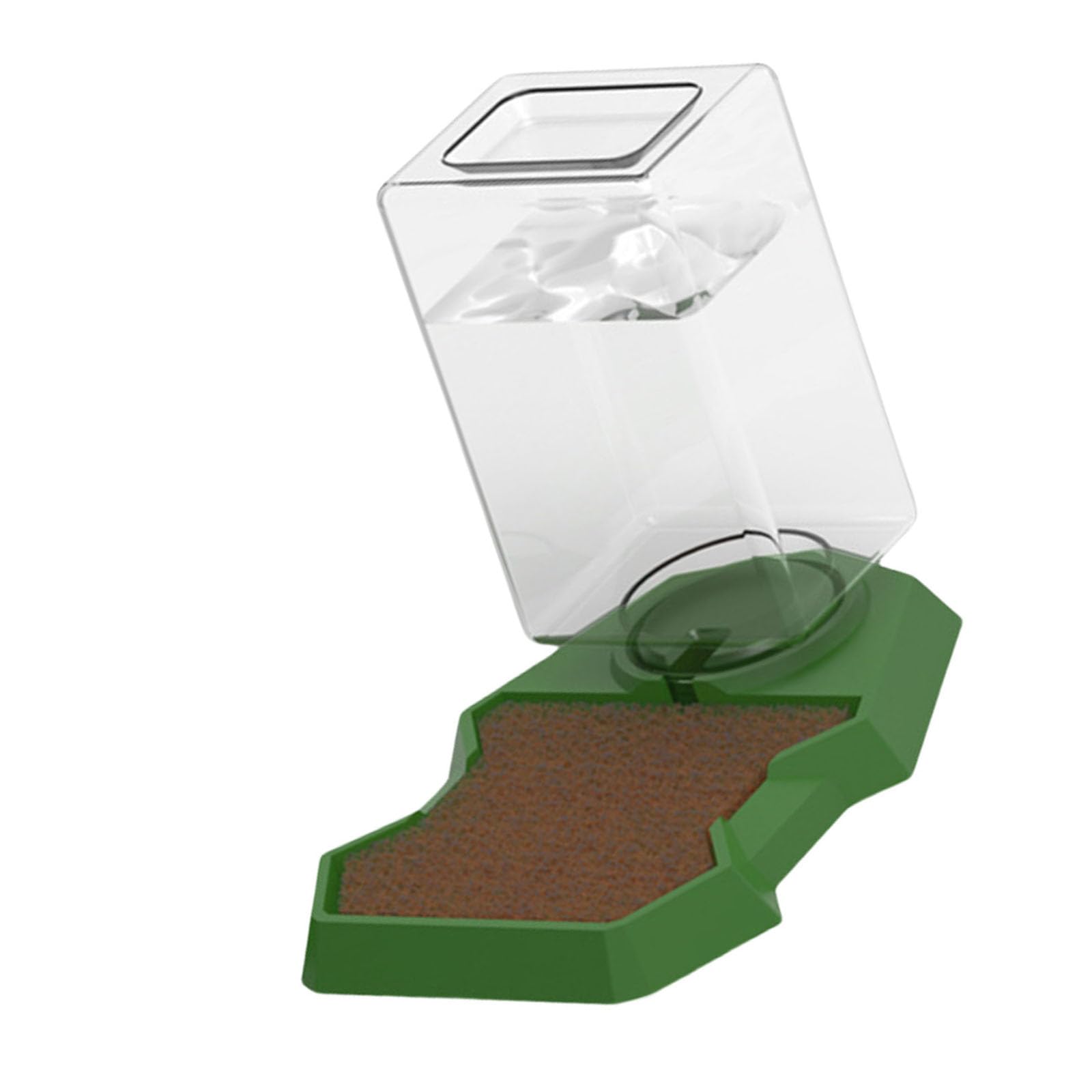 NEWFT Reptiles Water Bowl With Anti Drowning Design Tanks Water Feeder For Lizards Turtles Bearded Dragons Water Dispenser