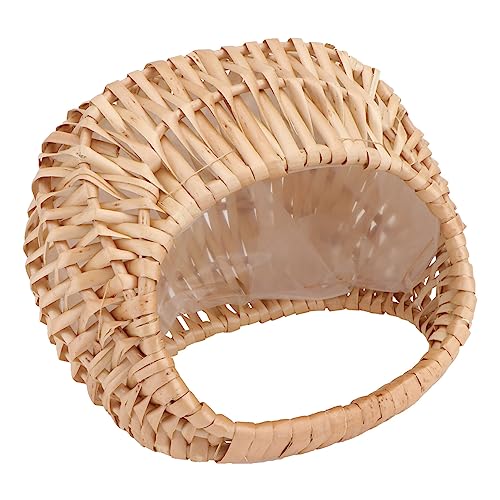 Cabilock Rustic Home Decor Hanging Flower Pots Indoor Rattan Flower Basket Braided Woven Planter Flower Pot Storage Container For Home Desktop Garden Decoration Indoor Hanging Planters Outdoor Decor #TOP5