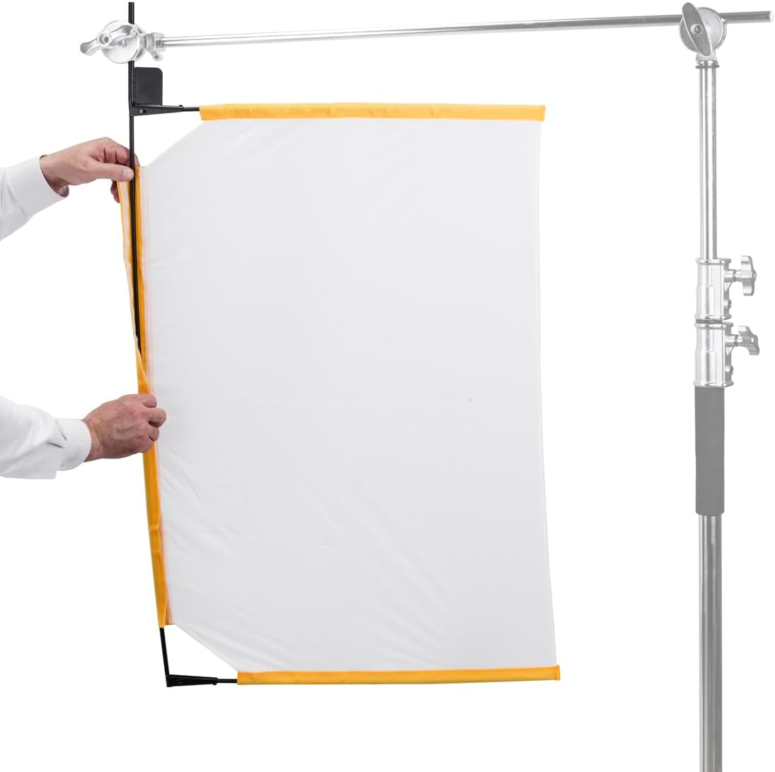 Glow Portable Frame Scrim Kit Complete Studio Flag and Diffusion Set with Collapsible Frames (24 x 36)