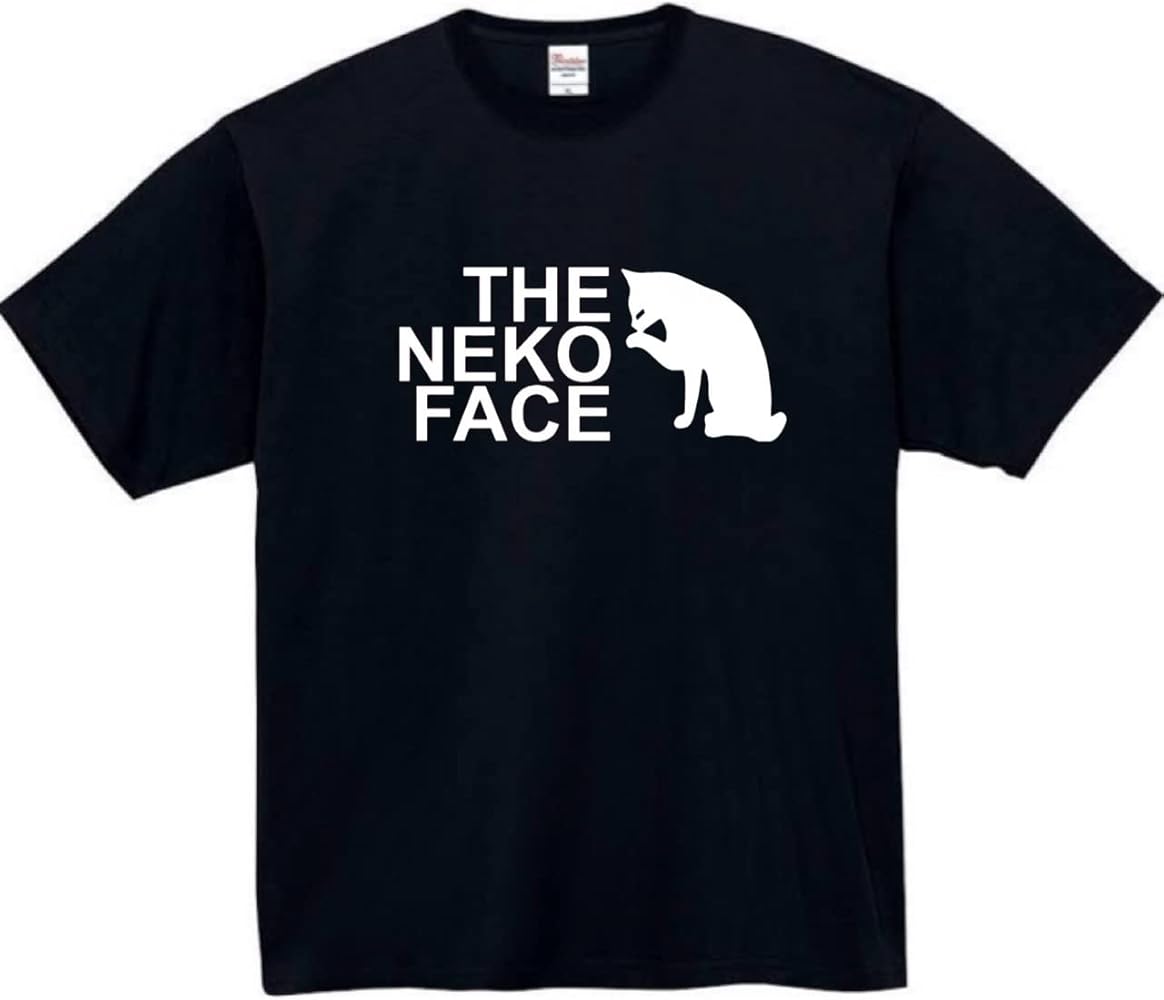 Amazon | THE NEKO FACE おもしろtシャツ tシャツ 猫 面白 パロディ