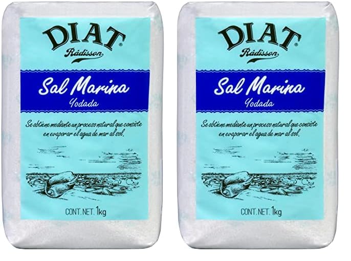 DIAT Radisson - Sal Marina Yodada y Natural | Rica en Minerales (Pack de 2)