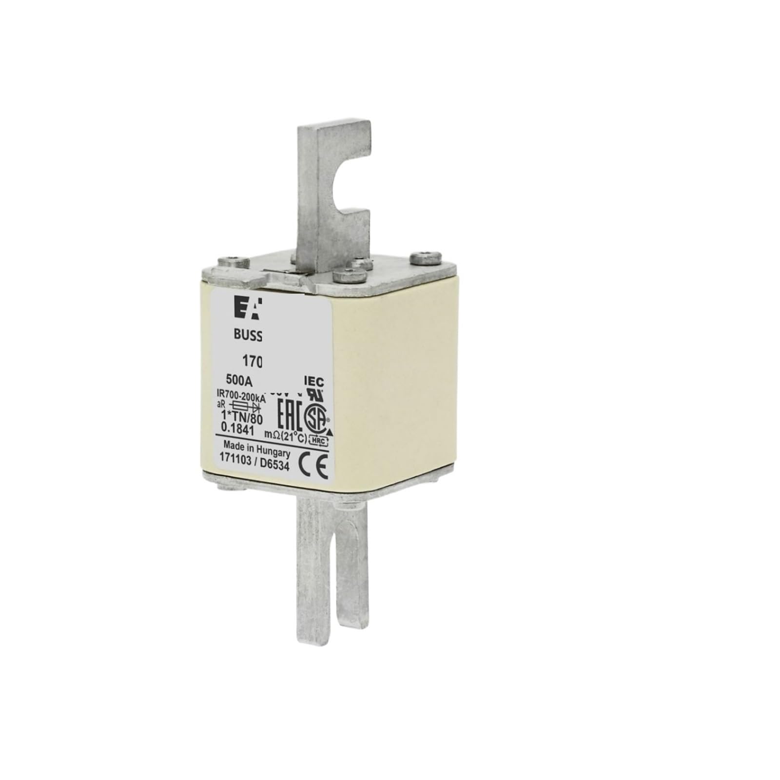 Fusible 170M3163 pour éviter la surchauffe des armoires de distribution