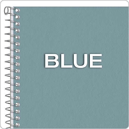 Oxford 1-Subject Pressboard Notebook, 5" X 7-3/4", College Rule, Blue Cover, 80 Sheets (65119) #TOP4