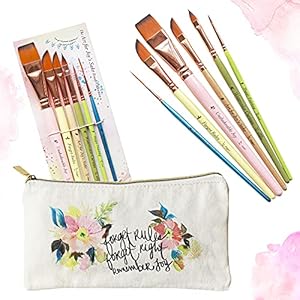 Paintcrush Kristy Rice Aquarell-Pinsel Set, 6-teilig