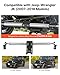 VEVOR Dual Steering Stabilizer, for 2007-2018 Jeep Wrangler JK, Dual Steering Stabilizer Kit Fits with 2 Inches of Suspension Lift or Higher, Enhanced Control & Reduced Vibration, Easy Installation