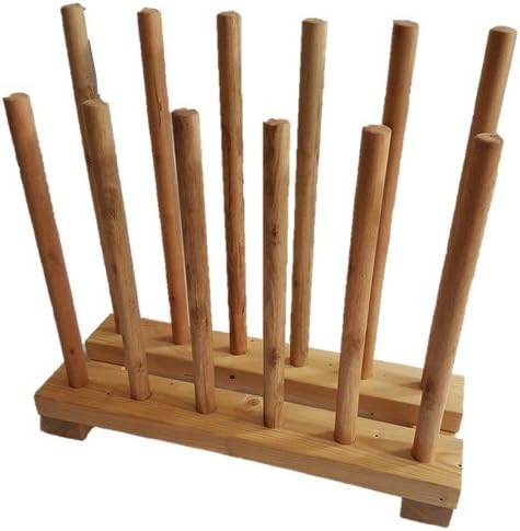Wooden Welly Rack Stand ideal for Wellington Boots Riding Boots Walking Boots 6 Pairs