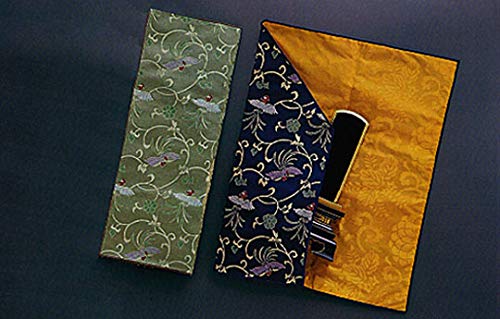 仏具 位牌袋 金襴製 位牌入 緑色