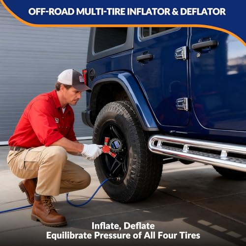 MILADO 4 Way Tire Inflator System