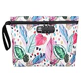 FIREDOG Printed Smell Proof Bags with Combination Lock, Carbon Lined Odor Proof Stash Bag Case...