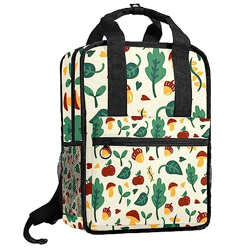 Sac à dos pour garçons et filles motif champignons mignons 35cm