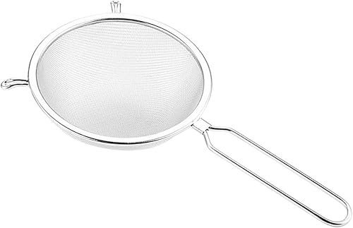 Miniatura 10 de Cuchara de colador de acero inoxidable con mango largo de 10 pulgadas para verduras de aceite caliente