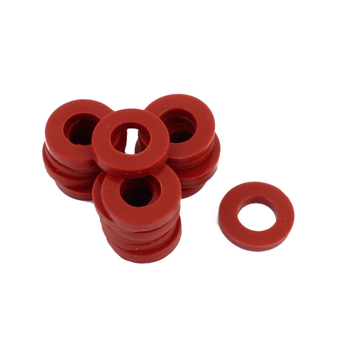 Sourcingmap 20pcs 19mm x 10mm x 3mm O-Ring Hose Gasket Silicone Washer for Water Heater