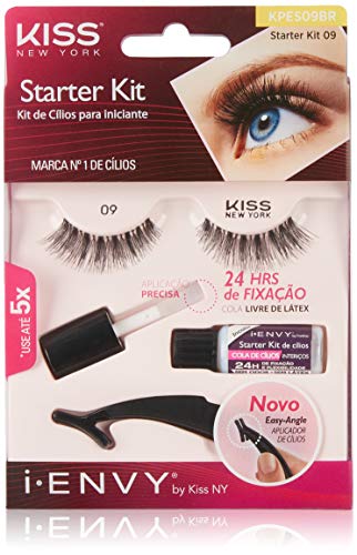 Kit De Cílios Para Iniciante 09, I-Envy By Kiss Ny