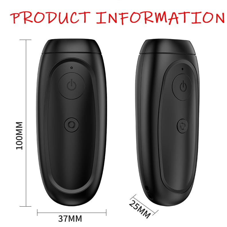 XUBX Anti Barking Device, Rechargeable Handheld Dog Barking Control Device Dog Barking Deterrent Dog training Tool Anti Bark Stopper Safe, Bark Stopper for Puppy Small Large Dog Outdoor Indoor - Image 3