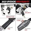 KRASER KR830 Steering Wheel Lock with Alarm, 120db, Heavy Duty Anti-Theft Car Device, Easy to Use Bar Lock Car Theft Prevention Universal Fit for Vehicle Truck Van SUV Car Security with 2 Keys Black #2
