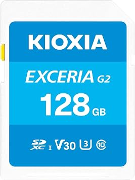 KIOXIA   Made in Japan SD Card 128GB SDXC UHS-I U3 V30 Class 10 Maximum read speed 100MB/s Maximum write speed 50MB/s 4K compatible Domestic genuine product Manufacturer 5 years