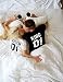 Parejas Camiseta King Queen T-Shit Algodón Shirts Impresión Piezas de Manga Corta...