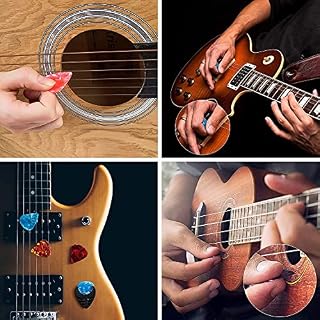 Kafeiya Lot de 16 Médiators pour Guitare,Guitare en Celluloïd Pick Guitare,avec Boîte en Métal,0,46 /0,71/0,96 /1,2 mm… - Les Beatles, Paul McCartney, John Lennon, RIngo Starr, George Harrison Kafeiya Lot de 16 Médiators pour Guitare,Guitare en Celluloïd Pick Guitare,avec Boîte en Métal,0,46 /0,71/0,96 /1,2 mm… – Image 7