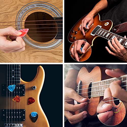 Kafeiya Lot de 16 Médiators pour Guitare,Guitare en Celluloïd Pick Guitare,avec Boîte en Métal,0,46 /0,71/0,96 /1,2 mm… - Les Beatles, Paul McCartney, John Lennon, RIngo Starr, George Harrison Kafeiya Lot de 16 Médiators pour Guitare,Guitare en Celluloïd Pick Guitare,avec Boîte en Métal,0,46 /0,71/0,96 /1,2 mm… – Image 8
