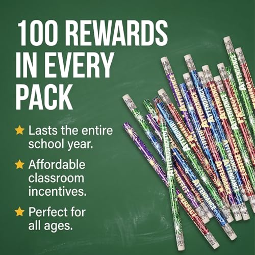 Lápices Anderson's Perfect Attendance Set de 100 miniatura 7