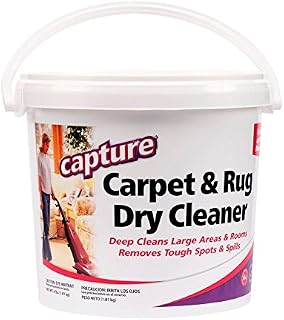 Capture Carpet Dry Cleaner Powder 4 lb - Deodorize Stains Smell Moisture from
