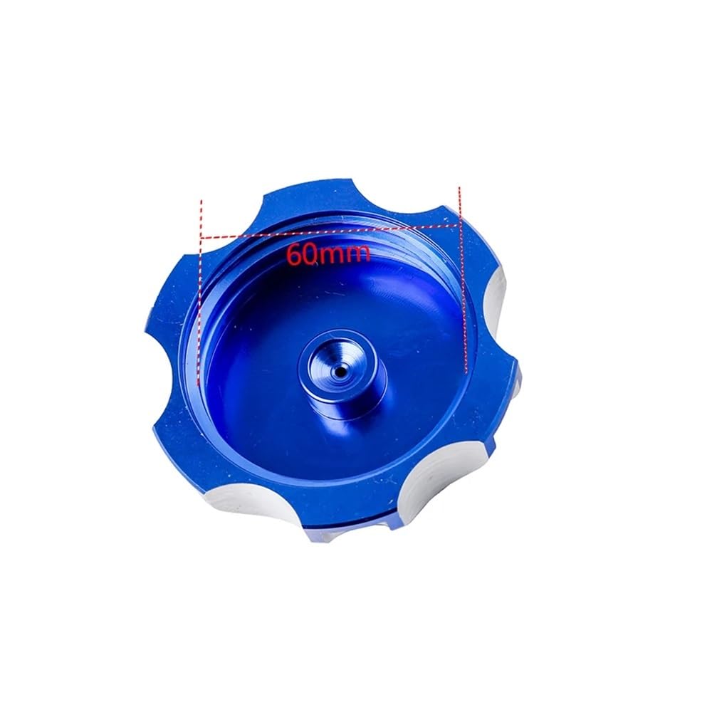 Tappo Serbatoio Carburante in Alluminio da 50 Mm per Moto con di Sfiato per ATV Universale(Color 01)
