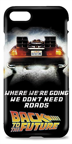 LaMAGLIERIA Carcasa de iPhone 7 / iPhone 8Back To The Future Delorean Back - Carcasa rigida para Apple iPhone 7/8