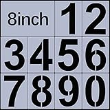schablonen zahlen 15 cm 【Paketinhalt】Dieser Satz von Zahlenvorlagen besteht aus 10 Zahlen von 0-9, jede Vorlagengröße beträgt 8 Zoll und die Zahlengröße beträgt 7 Zoll. Sie können sie in jeder Kombination verwenden, sodass Sie in DIY-Kunst erstellen können projiziert jede benutzerdefinierte Nummer, die Sie mögen