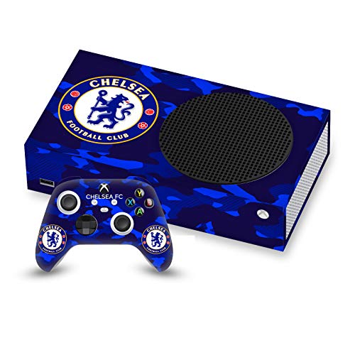 Xbox Series S vinyle Chelsea FC : autocollant amovible haute précision motif camouflage