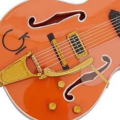 Eddie Cochran Réplique de guitare miniature – Cadeaux musicaux – Ornement fait à la main – Comprend une boîte de… - Les Beatles, Paul McCartney, John Lennon, RIngo Starr, George Harrison Eddie Cochran Réplique de guitare miniature – Cadeaux musicaux – Ornement fait à la main – Comprend une boîte de… – Image 4