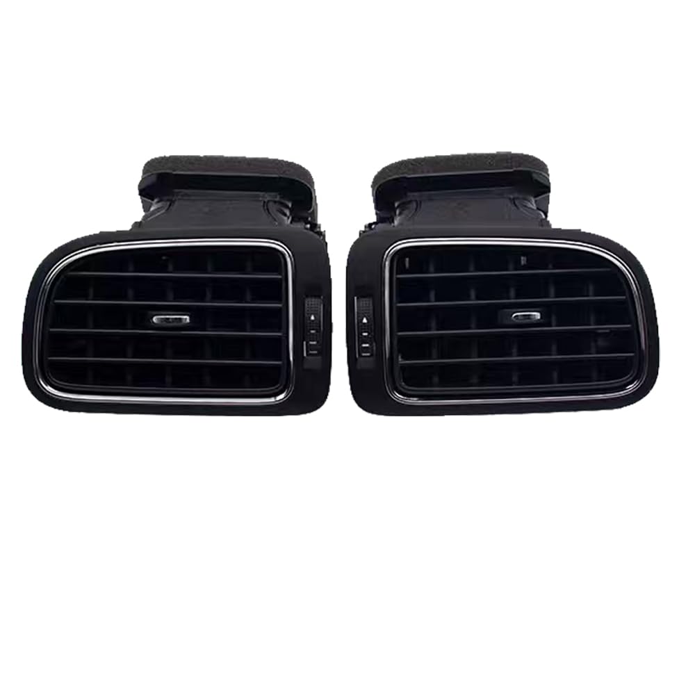Black Matte Central Dashboard Air Outlet Vent/Fit for Polo 2011 2012 2013 6RD819728 6RD 819 728(Left Right)