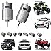 Pair of 12Volt RS550 40000RPM High Speed Electric Drive Motor for Power Wheels Motor Upgrade Kit,Fast DC Hot Horse Motors for Kids Ride on Toy Car Replacement Parts Accessory