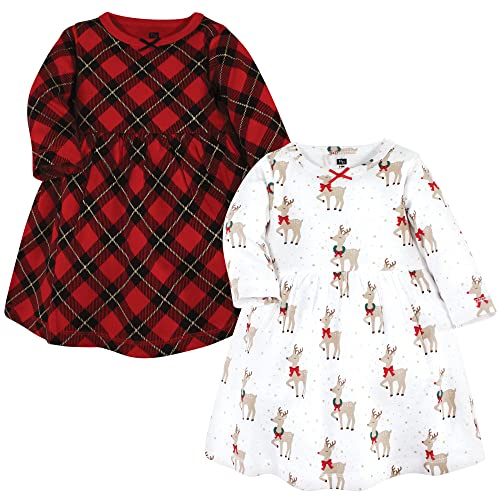 Image of Hudson Baby Girl's Cotton Dresses