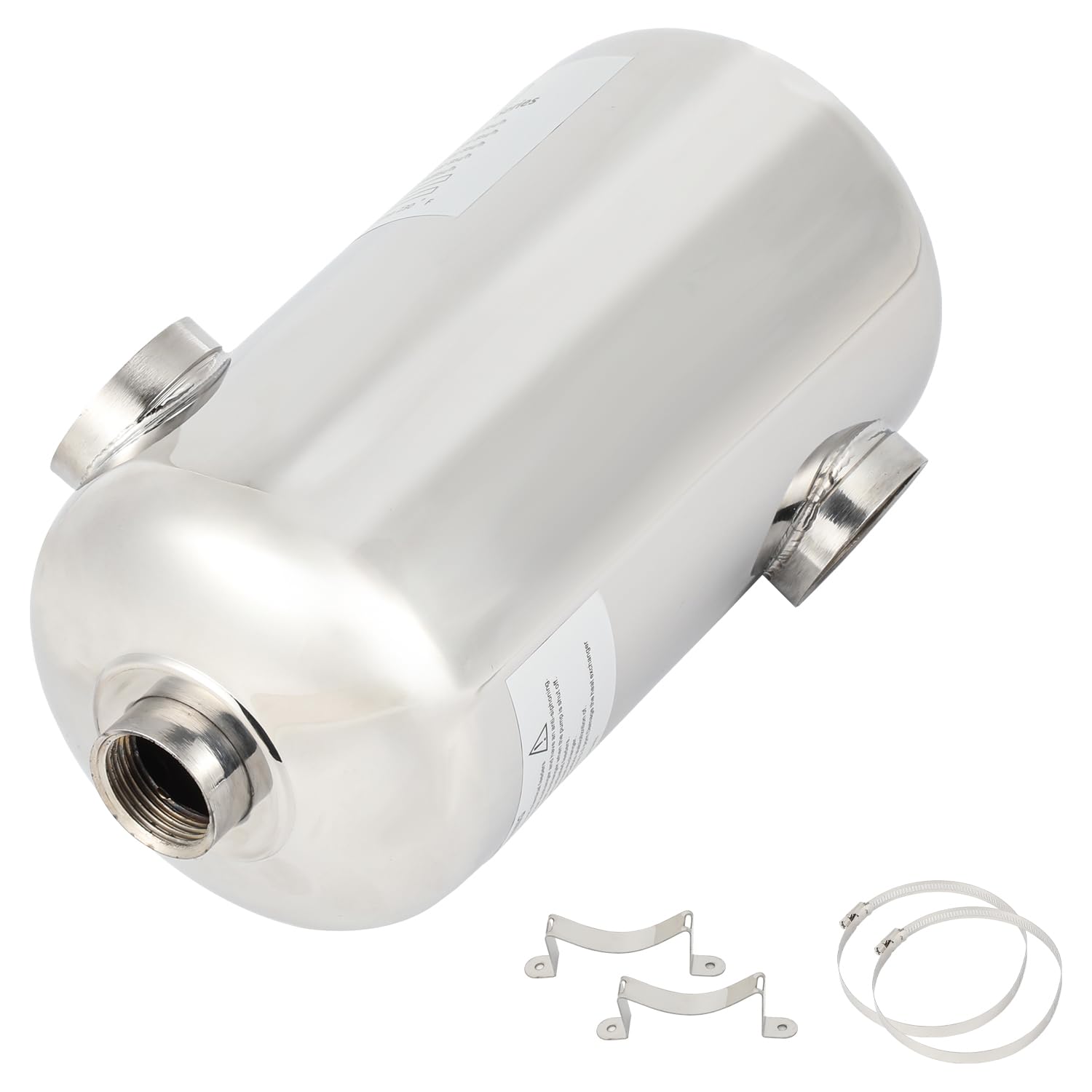Herrselsam Scambiatore di calore per piscina, 28 KW, in acciaio inox, scambiatore di calore per piscina, 150 l/min, flusso d'acqua calda 18 l/min