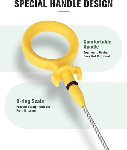 Miniatura 3 de SCITOO Varilla de medición de motor de aceite de 22.72 pulgadas para Audi A4 2005-2009, para Audi A4 Quattro 2005-2009