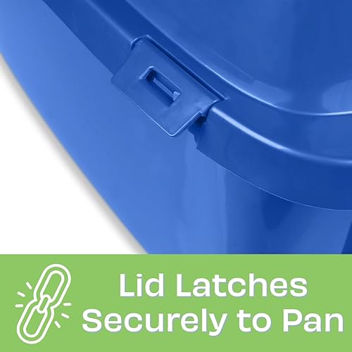 Miniatura 8 de Caja de arena CP7 cerrada para gatos extra grande de Van Ness Extra grande Azul