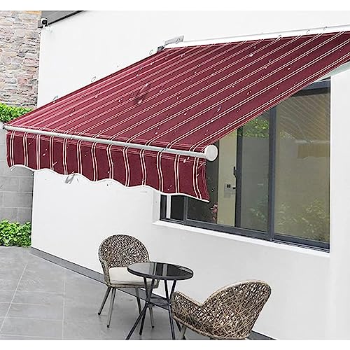 Toldo retráctil de repuesto impermeable con lona rectangular de 39 tamaños para exteriores 2
