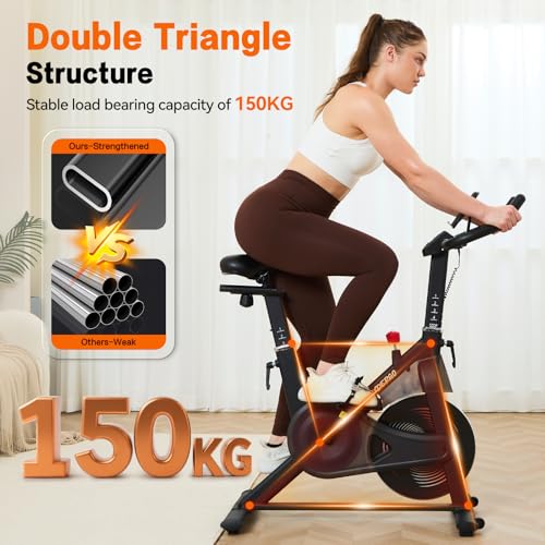 HXD-ERGO Exercise Bike for Home Use, Adjustable Magnetic