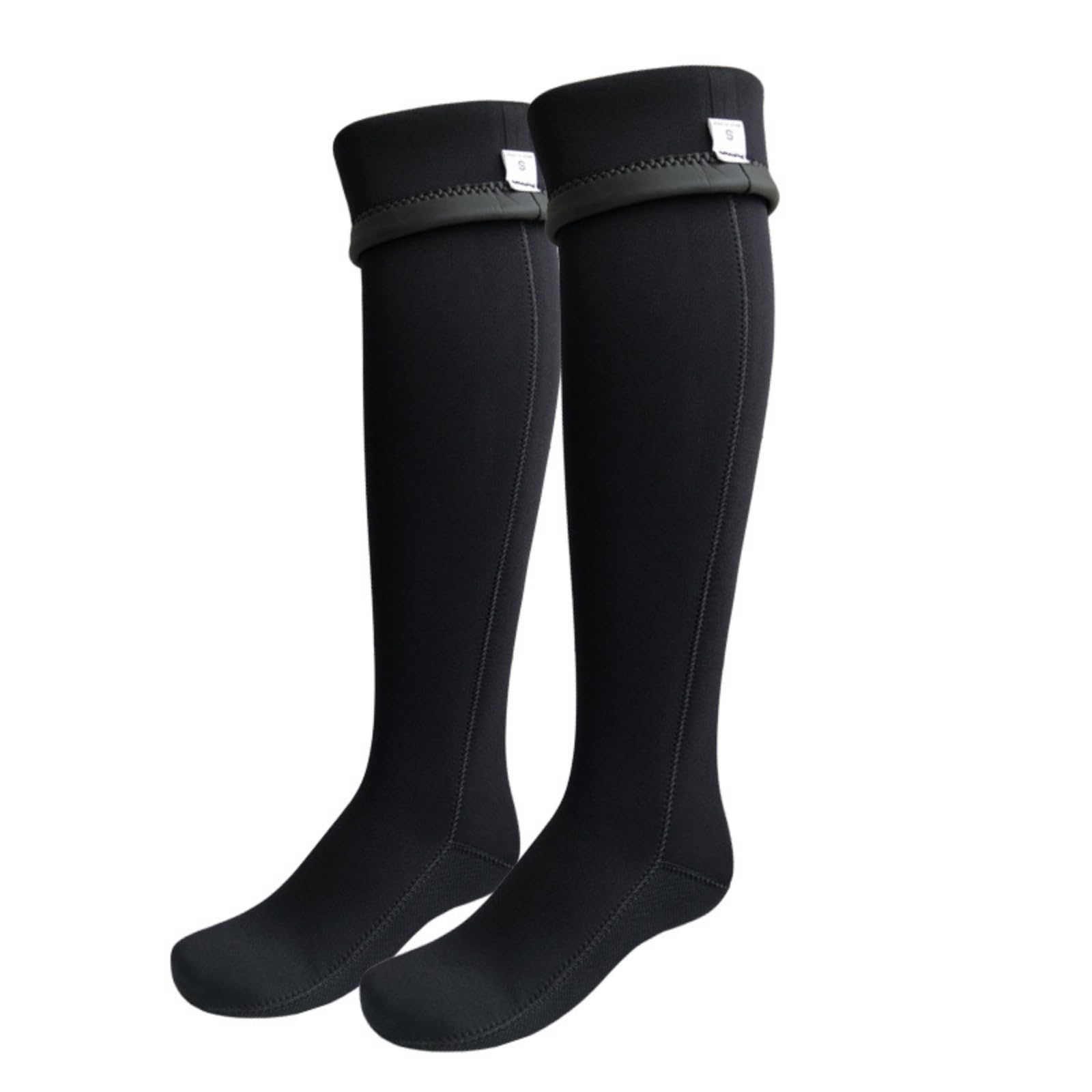 Baoblaze Calze da Immersione Uomo Termiche Neoprene Impermeabili con Cuciture Rinforzate Punta Chiusa Presa Migliorata 3mm Adatte per Snorkeling Nuoto Ingressi, M