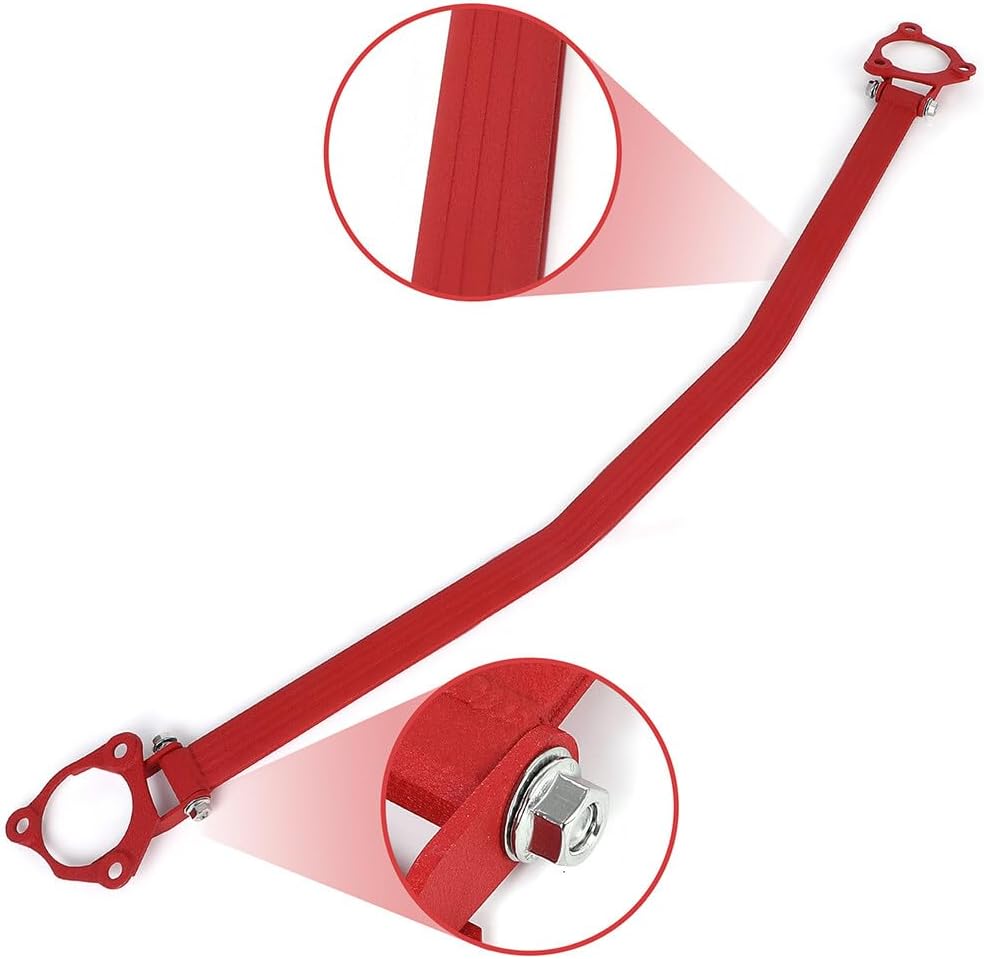 Performance Front Strut Tower Braces fit for Honda Civic 2006-2011 Red