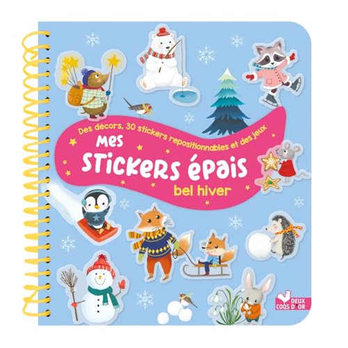 Mes stickers épais - Bel hiver