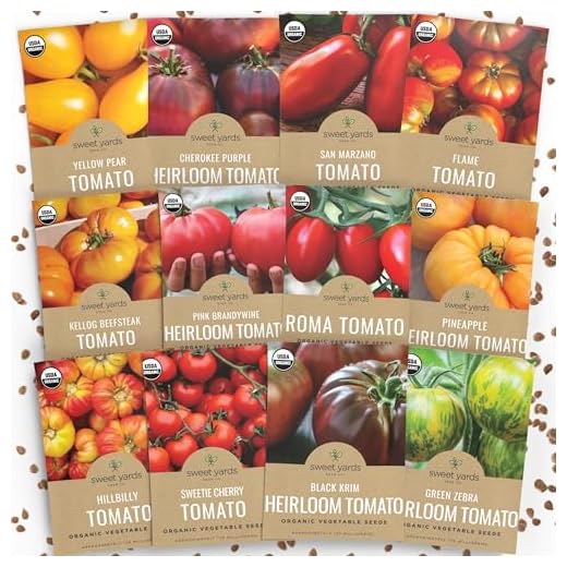 Nine Organic Heirloom Tomato Seed Pack