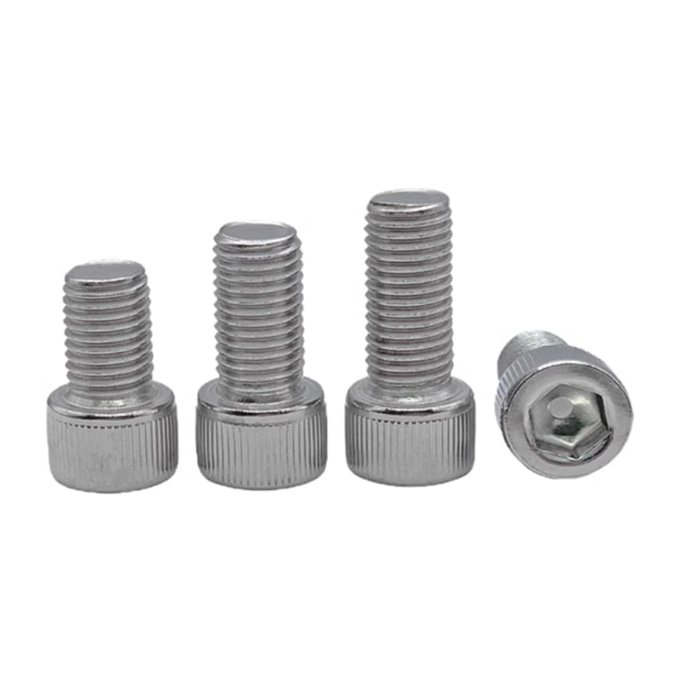 Tornillos de cabeza hexagonal de acero inoxidable, 3 piezas, tornillos de cabeza cilíndrica(UNC 1/2 13 x 1 3/4)