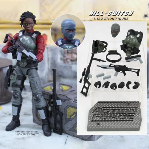 Rayge3Lov Valaverse Action Force Kill-Switch 1/12 Scale Figure #TOP1