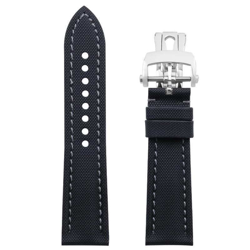 Bracelet montre cuir et nylon pour Blancpain Fifty Fathoms, l'esprit marin