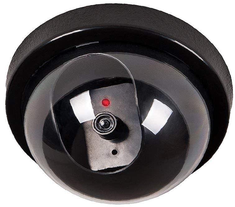 Dummy Fake Security CCTV Dome Camera Simulation Monitor with LED Flashing Light, Outdoor and Indoor Use for Homes & Business (Pack of 1)-image-24
