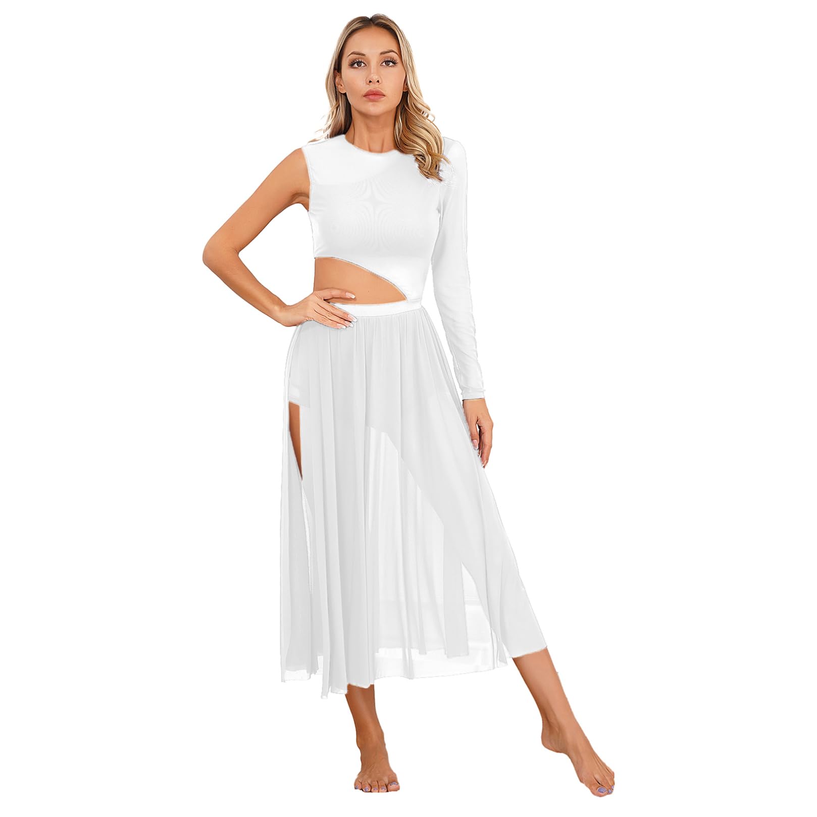 ranrann Femme Robe Danse Classique Justaucorps Asymétrique Robe Danse Latine Jazz Rumba Salsa Valse Tango Performance Dancewear XS-XXL, Type J Champagne, M ranrann Femme Robe Danse Classique Justaucorps Asymétrique Robe Danse Latine Jazz Rumba Salsa Valse Tango Performance Dancewear XS-XXL, Type J Champagne, M